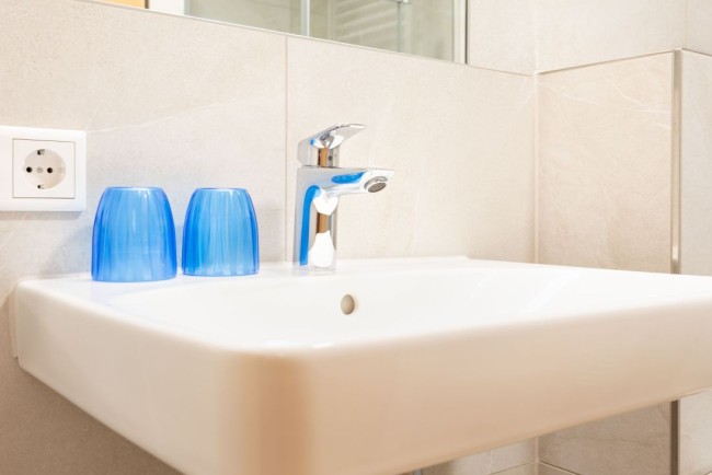Detailansicht Waschbecken