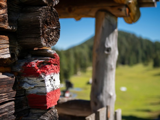 Bestens markierte Wanderwege