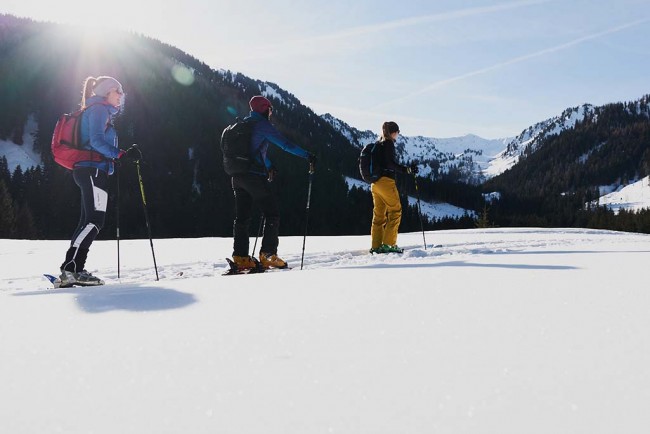 Winterwandern, Schneeschuhwandern und Skitouren gehen
